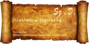 Szathmáry Daniella névjegykártya