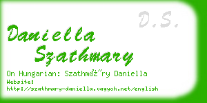 daniella szathmary business card